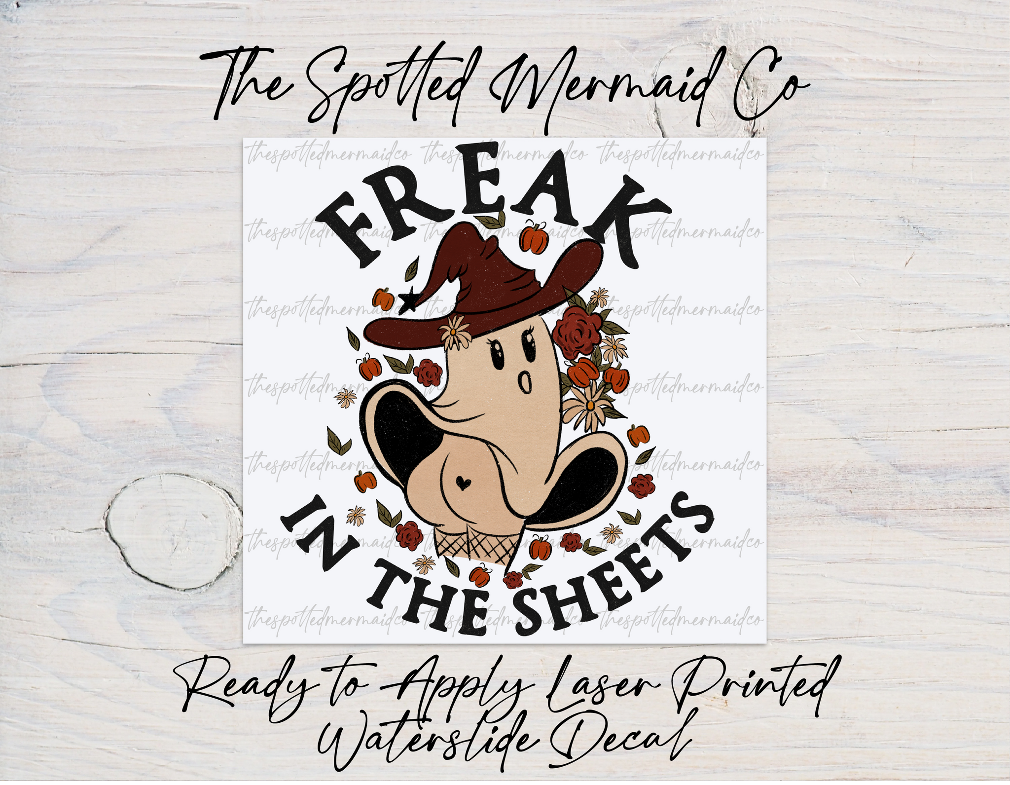 Freak In The Sheets Waterslide Decal