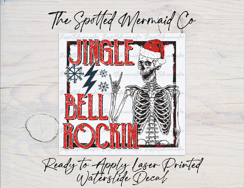 Jingle Bell Rockin Waterslide Decal