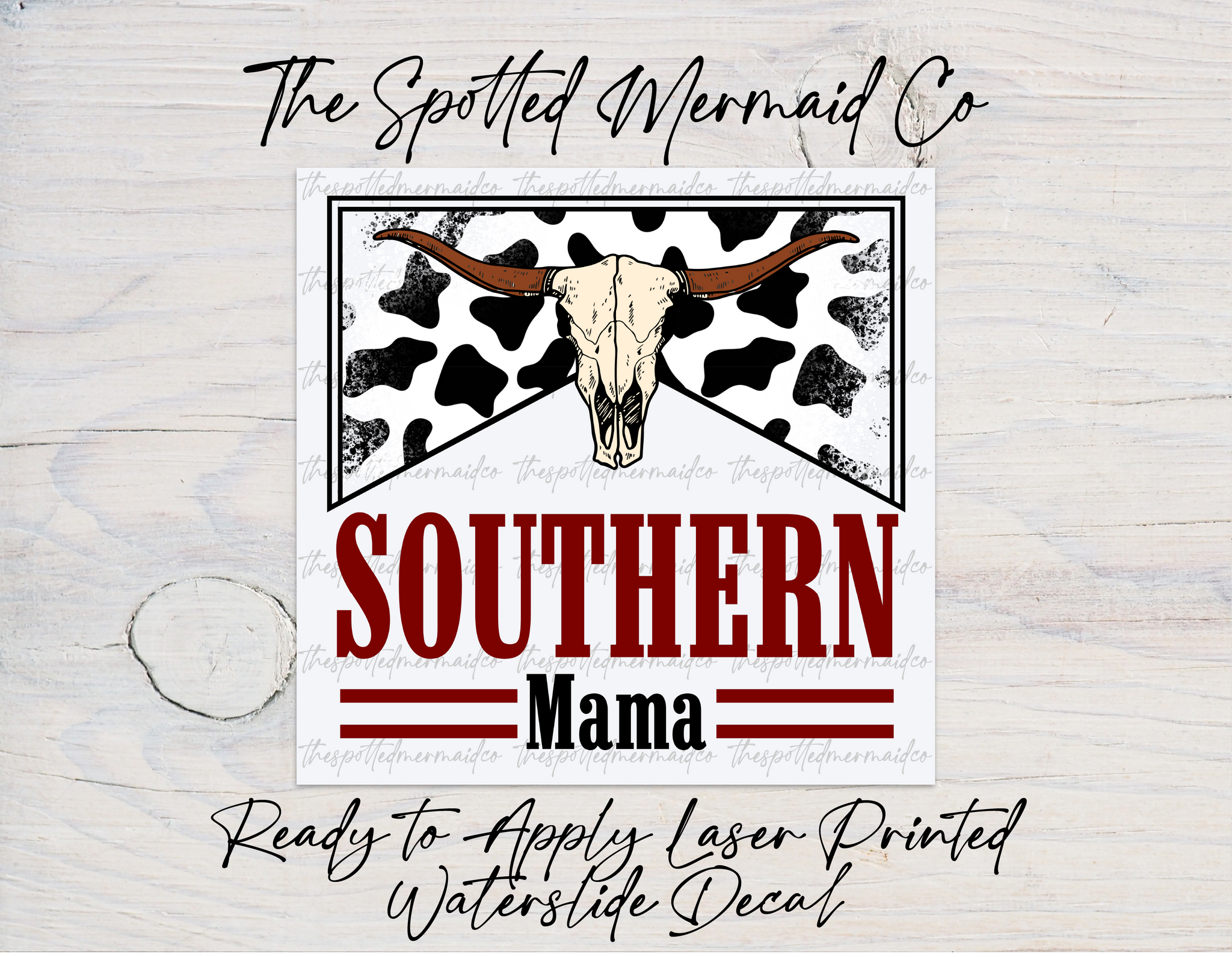 Southern Mama Waterslide Decal