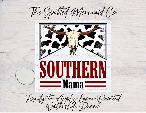 Southern Mama Waterslide Decal