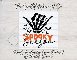 Spooky Season Waterslide Decal