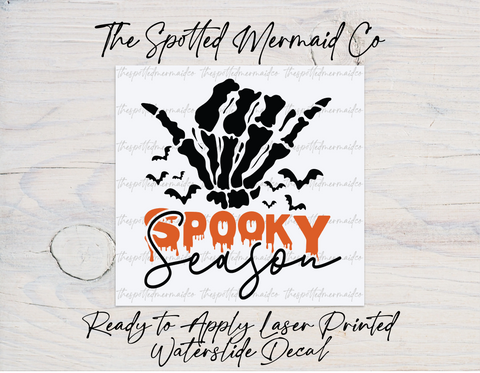 Spooky Season Waterslide Decal