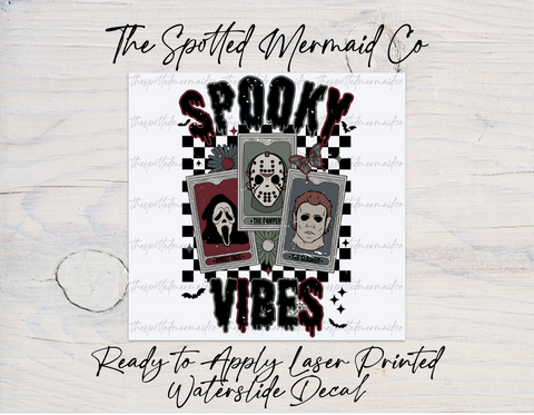 Spooky Vibes Waterslide Decal