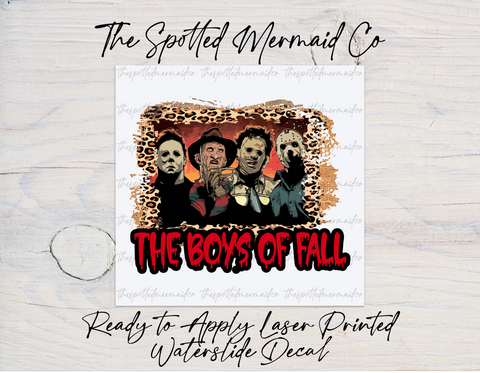 The Boys Of Fall Waterslide Decal