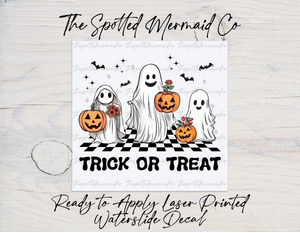 Trick Or Treat Waterslide Decal